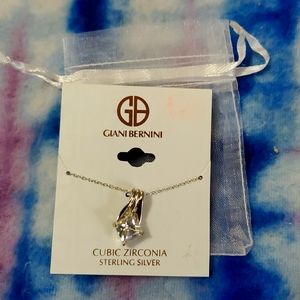 Cz kite tower necklace
